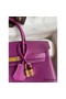 Hermes Birkin 25 Retourne Handmade Bag In Anemone Swift Calfskin Replica