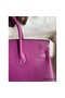 Hermes Birkin 25 Retourne Handmade Bag In Anemone Swift Calfskin Replica