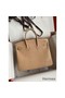 Hermes Birkin 25 Retourne Handmade Bag In Beige Lizard Leather Replica