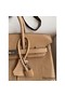 Hermes Birkin 25 Retourne Handmade Bag In Beige Lizard Leather Replica