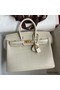 Hermes Birkin 25 Retourne Handmade Bag In Beton Matte Alligator Leather Replica