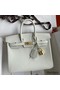 Hermes Birkin 25 Retourne Handmade Bag In Beton Swift Calfskin Replica