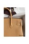 Hermes Birkin 25 Retourne Handmade Bag In Biscuit Epsom Calfskin Replica