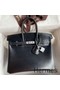 Hermes Birkin 25 Retourne Handmade Bag In Black Box Calfskin Replica