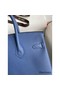 Hermes Birkin 25 Retourne Handmade Bag In Blue Agate Epsom Calfskin Replica