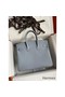 Hermes Birkin 25 Retourne Handmade Bag In Blue Lin Epsom Calfskin Replica