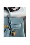 Hermes Birkin 25 Retourne Handmade Bag In Ciel Clemence Leather Replica