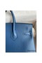 Hermes Birkin 25 Retourne Handmade Bag In Deep Blue Swift Calfskin Replica