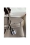 Hermes Birkin 25 Retourne Handmade Bag In Etain Clemence Leather Replica