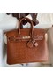 Hermes Birkin 25 Retourne Handmade Bag In Gold Matte Alligator Leather Replica