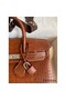 Hermes Birkin 25 Retourne Handmade Bag In Gold Matte Alligator Leather Replica