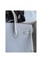 Hermes Birkin 25 Retourne Handmade Bag In Gris Pale Epsom Calfskin Replica
