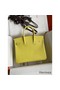 Hermes Birkin 25 Retourne Handmade Bag In Lime Epsom Calfskin Replica