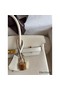 Hermes Birkin 25 Retourne Handmade Bag In Nata Swift Calfskin Replica