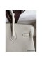 Hermes Birkin 25 Retourne Handmade Bag In Pearl Grey Clemence Leather Replica