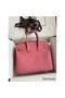 Hermes Birkin 25 Retourne Handmade Bag In Pink Ostrich Leather Replica