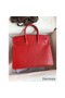 Hermes Birkin 25 Retourne Handmade Bag In Red Lizard Leather Replica
