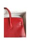Hermes Birkin 25 Retourne Handmade Bag In Red Lizard Leather Replica