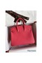 Hermes Birkin 25 Retourne Handmade Bag In Rose Lipstick Clemence Leather Replica