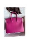 Hermes Birkin 25 Retourne Handmade Bag In Rose Purple Swift Calfskin Replica
