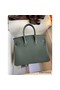 Hermes Birkin 25 Retourne Handmade Bag In Vert Amande Clemence Leather Replica