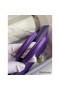 Hermes Birkin 25 Retourne Handmade Bag In Violet Clemence Leather Replica