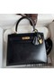 Hermes Birkin 25 Sellier Handmade Bag In Black Box Calfskin Replica