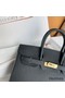 Hermes Birkin 25 Sellier Handmade Bag In Black Epsom Calfskin Replica