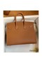 Hermes Birkin 25 Sellier Handmade Bag In Gold Epsom Calfskin Replica