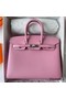 Hermes Birkin 25 Sellier Handmade Bag In Rose Confetti Epsom Calfskin Replica