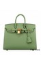 Hermes Birkin 25 Sellier Handmade Bag In Vert Criquet Epsom Calfskin Replica