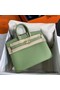 Hermes Birkin 25 Sellier Handmade Bag In Vert Criquet Epsom Calfskin Replica