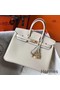Hermes Birkin 25cm Bag In Beton Clemence Leather GHW Replica