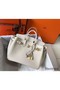 Hermes Birkin 25cm Bag In Beton Clemence Leather GHW Replica