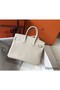 Hermes Birkin 25cm Bag In Beton Clemence Leather GHW Replica