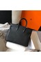 Hermes Birkin 25cm Bag In Black Clemence Leather GHW Replica