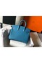 Hermes Birkin 25cm Bag In Blue Jean Clemence Leather GHW Replica