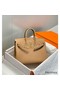 Hermes Birkin 25cm Bag In Chai Clemence Leather GHW Replica