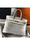 Hermes Birkin 25cm Bag In Ombre Embossed Natural Lizard Replica