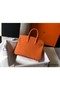 Hermes Birkin 25cm Bag In Orange Clemence Leather GHW Replica