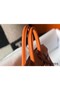 Hermes Birkin 25cm Bag In Orange Clemence Leather GHW Replica