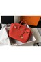 Hermes Birkin 25cm Bag In Red Clemence Leather GHW Replica