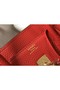 Hermes Birkin 25cm Bag In Red Clemence Leather GHW Replica