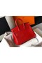 Hermes Birkin 25cm Bag In Red Embossed Crocodile Leather Replica