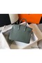 Hermes Birkin 25cm Bag In Vert Amande Clemence Leather GHW Replica