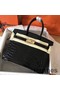 Hermes Birkin 30 Bag In Black Crocodile Porosus Shiny Skin Replica