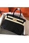 Hermes Birkin 30 Bag In Black Crocodile Porosus Shiny Skin Replica