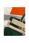 Hermes Birkin 30 Bag In Green Crocodile Porosus Shiny Skin Replica