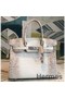 Hermes Birkin 30 Bag In Himalaya Niloticus Crocodile Skin Replica