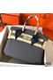 Hermes Birkin 30 Handmade Bag In Ardoise Clemence Leather Replica